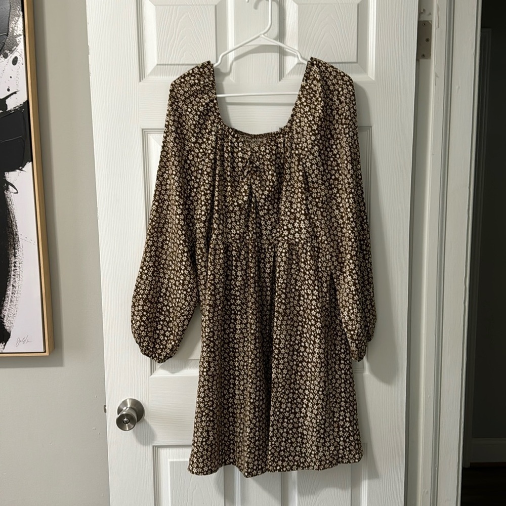 NWOT floral off the shoulder dress